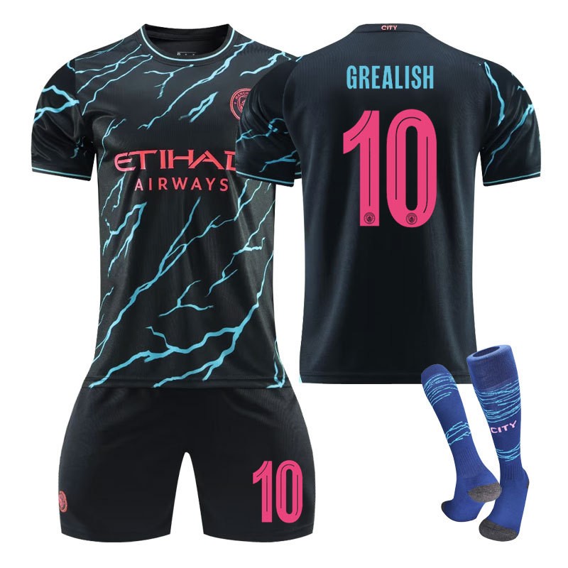 Grealish 10 UEFA Champions League Manchester City 2023/24 Tredjedrakt