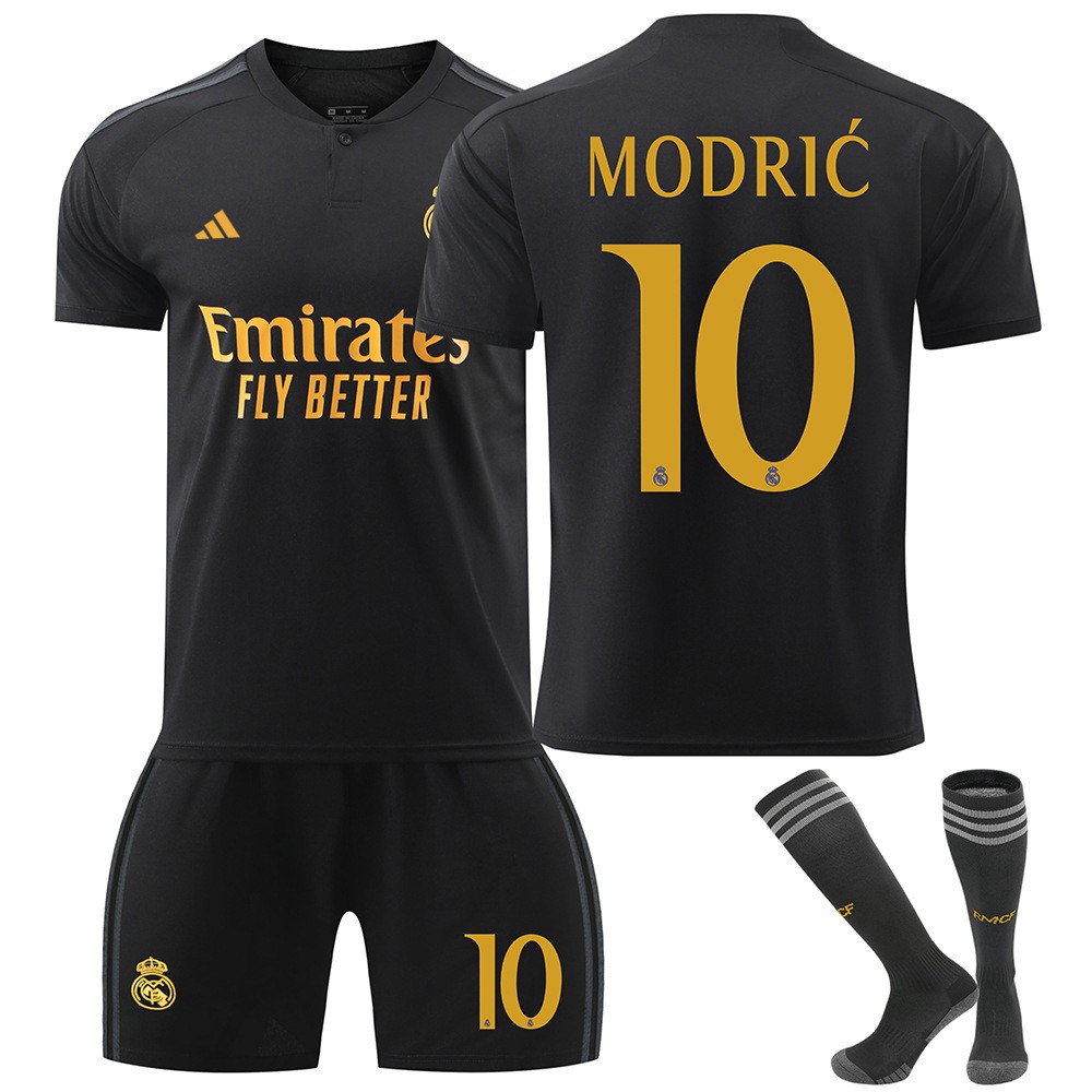 Real Madrid Tredjedrakt 2023/24 Herre Kortermet + Korte bukser Modrić 10