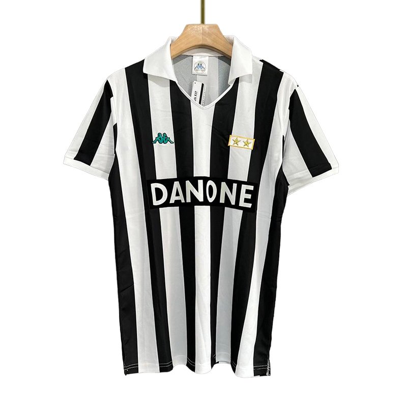 Billige Fotballdrakter Juventus Hjemmedrakt 92/93 Retro Kortermet