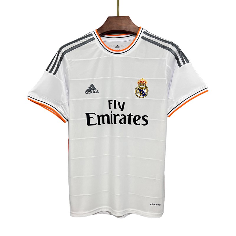 Fotballdrakter Retro Real Madrid Hjemmedrakt 201314 Hvit Kortermet Herre