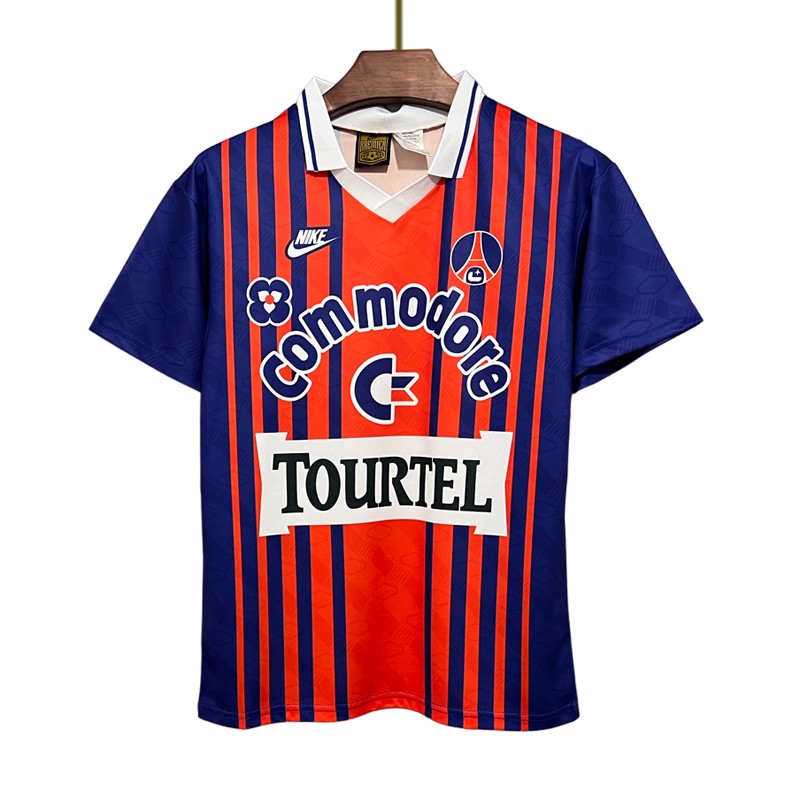 Paris Saint-Germain 1992-93 Hjemmedrakt Retro Kortermet
