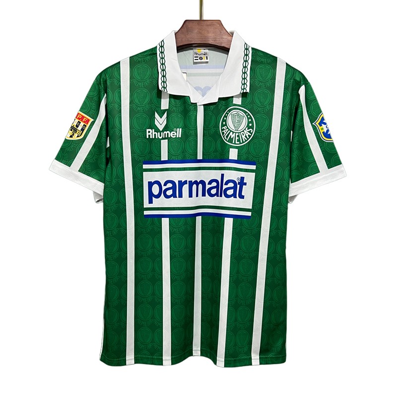 Retro drakte Palmeiras Hjemmedrakt 1993/94 Grønn Kortermet