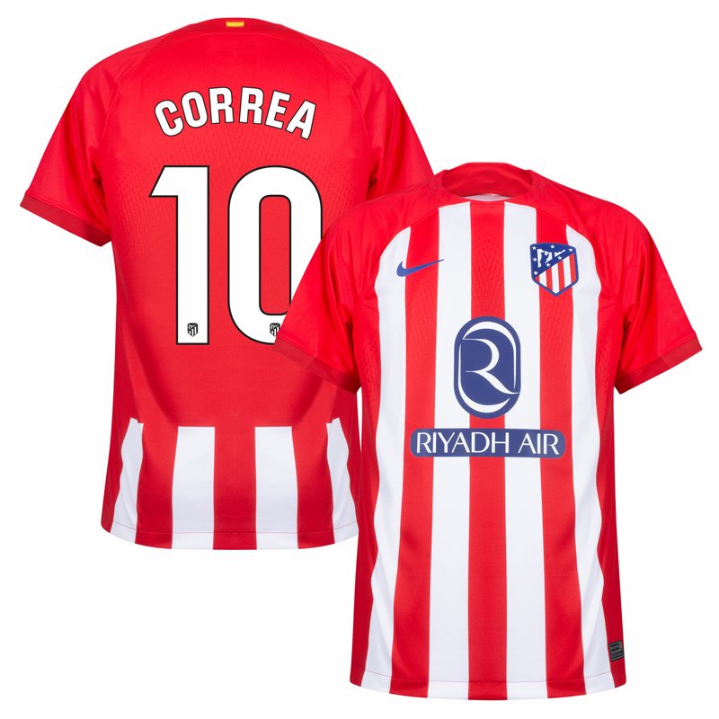 Correa 10 Atletico Madrid Hjemmedrakt 2023/24 Herre Kortermet