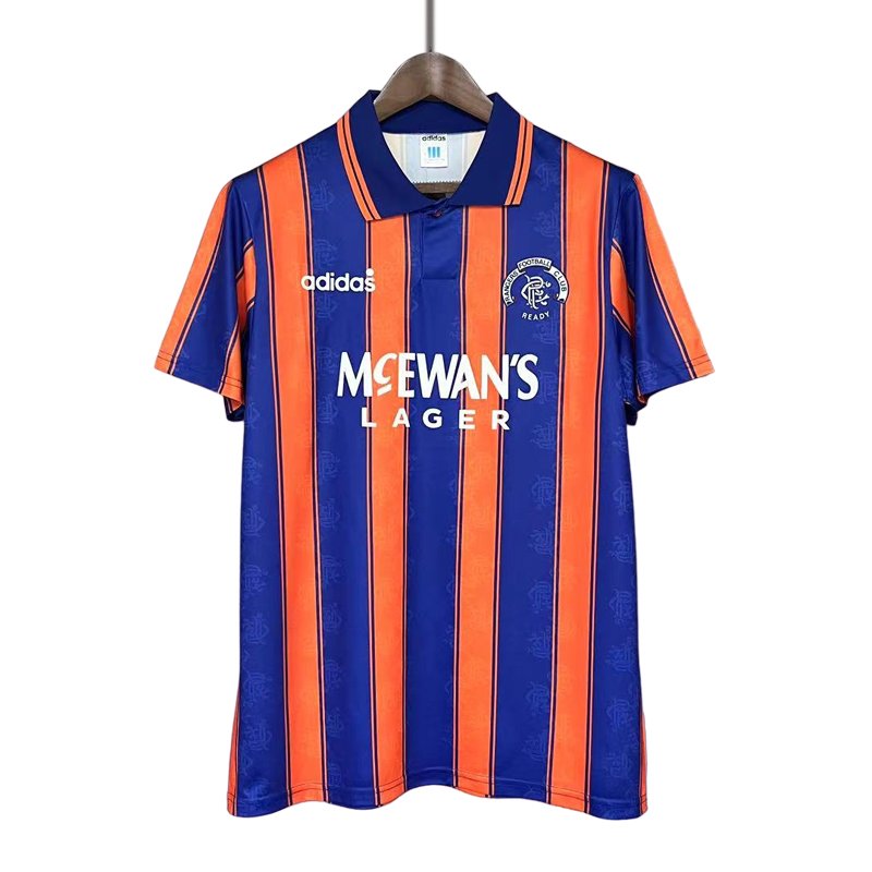 Glasgow Rangers FC Bortedrakt 1993/94 Retro Kortermet