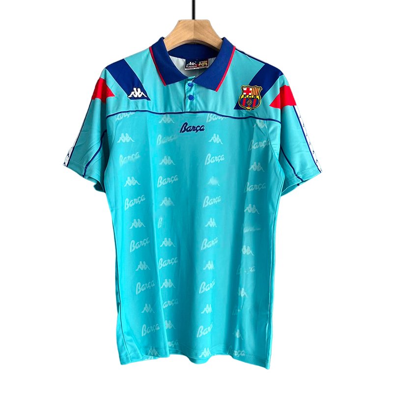 Herre Fotballdrakter Barcelona Bortedrakt 92/95 Retro Kortermet