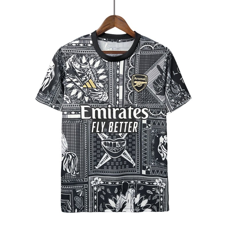 Billige Fotballdrakter 23-24 Arsenal x Ian Wright Pre-Match Shirt