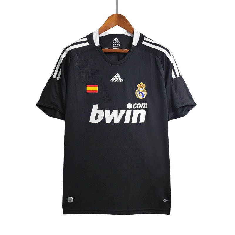 Fotballdrakter Real Madrid Bortedrakt 2008/09 Retro Kortermet - Sort