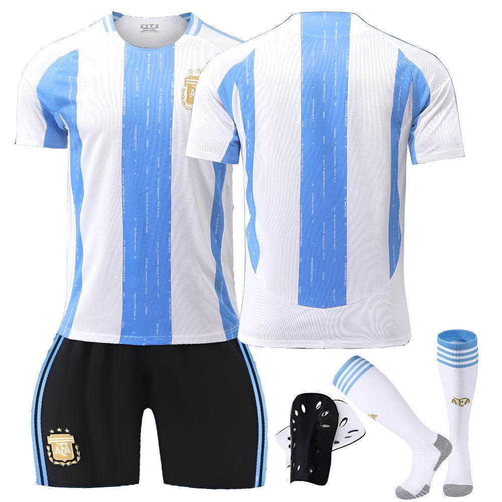 Argentina Hjemmedrakt 2024 Copa America Kortermet + Korte bukser