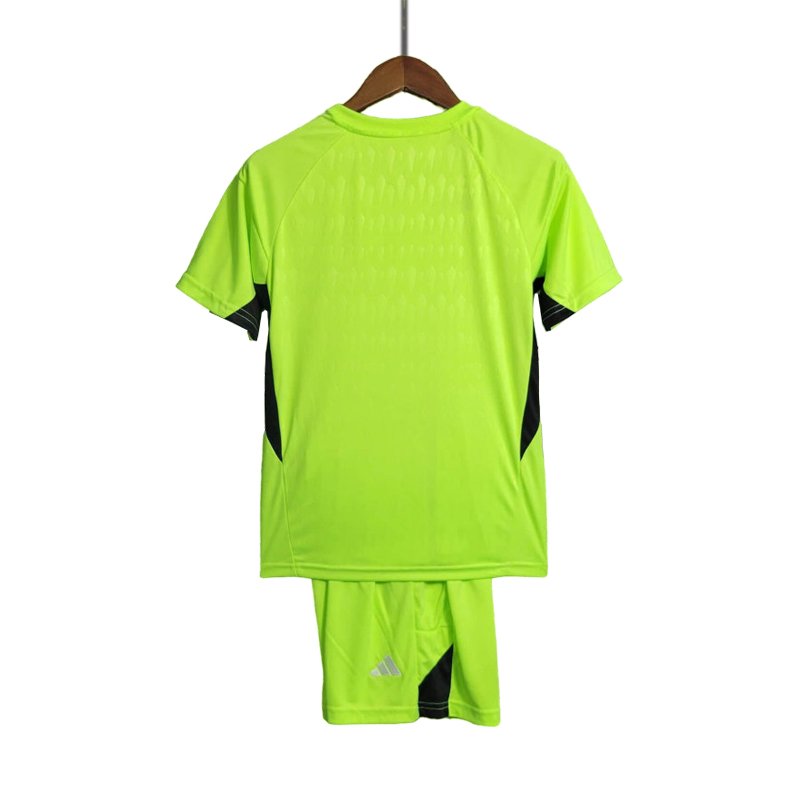 Barn Real Madrid 2023-2024 Goalkeeper Shirt Grønn