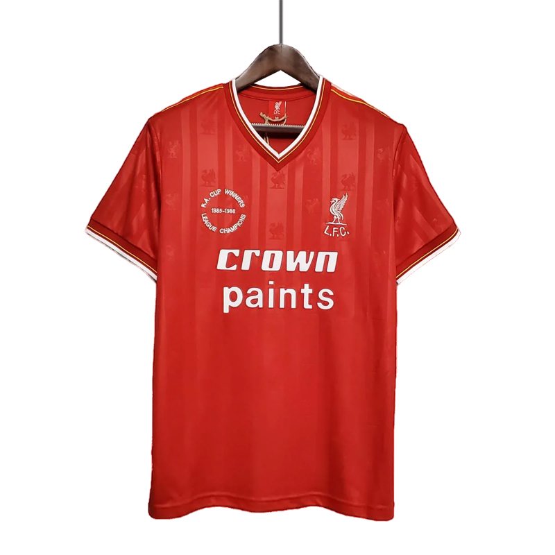 Fotballdrakter Rød Liverpool FC Hjemmedrakt 1985/86 Retro Kortermet