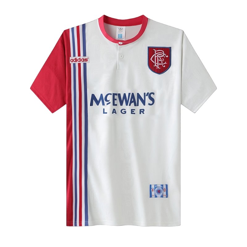 Glasgow Rangers FC Bortedrakt 1996/97 Retro Kortermet - Herre