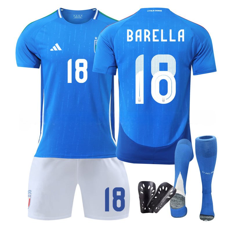 Barella 18 Hjemmedrakt Italia EURO 2024