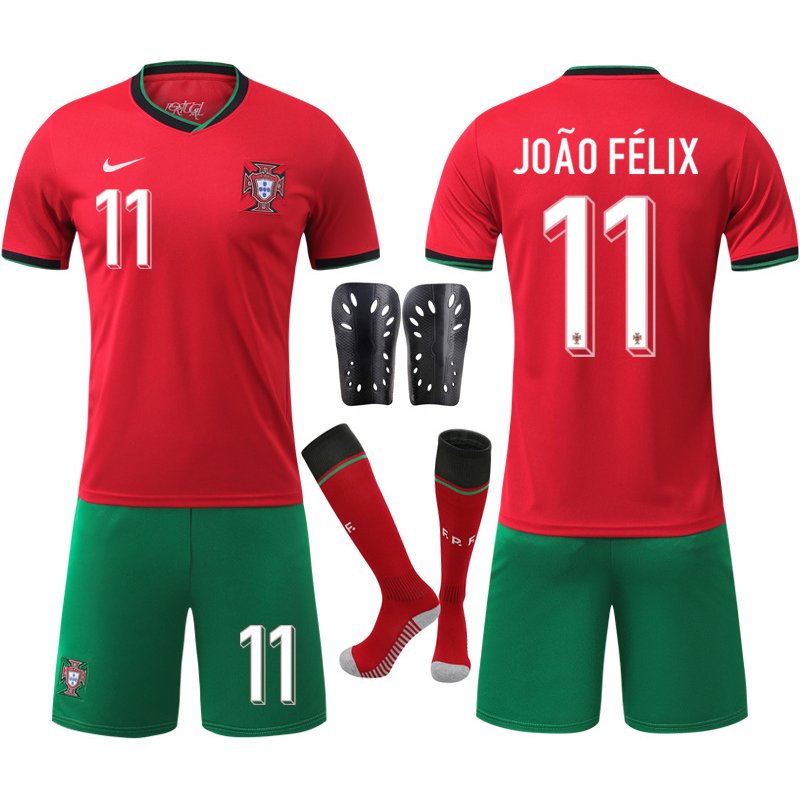 EURO 2024 Portugal João Félix 11 Hjemmedrakt til Salgs