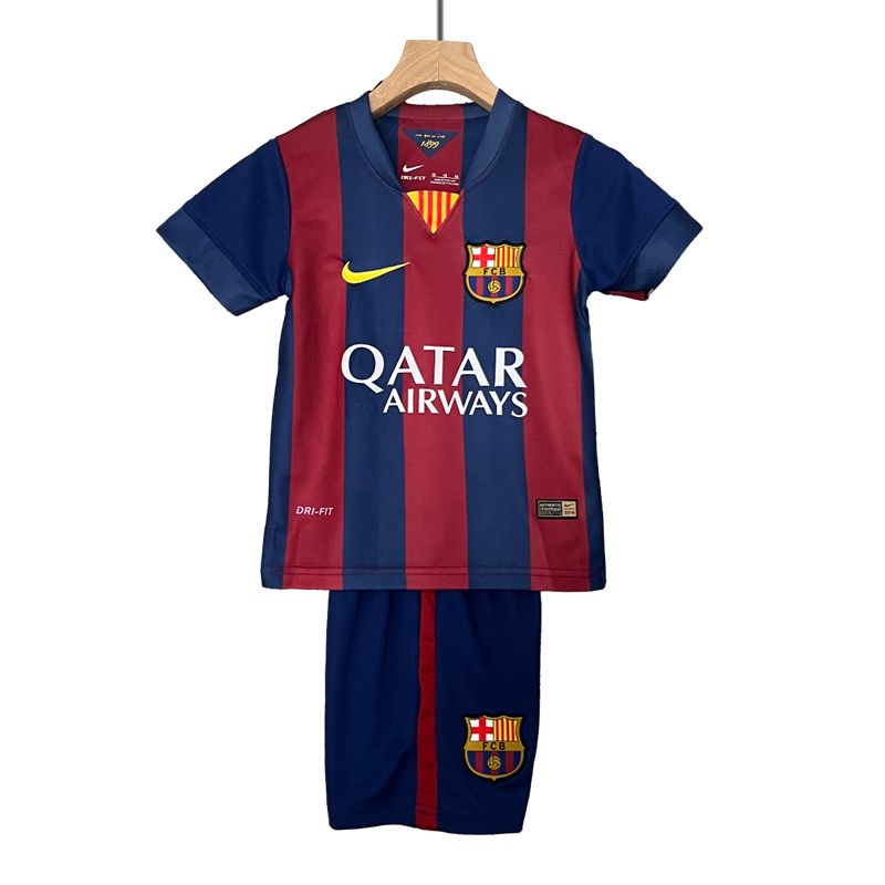 FC Barcelona Hjemmedrakt 2014/15 Barn Kortermet + Korte bukser