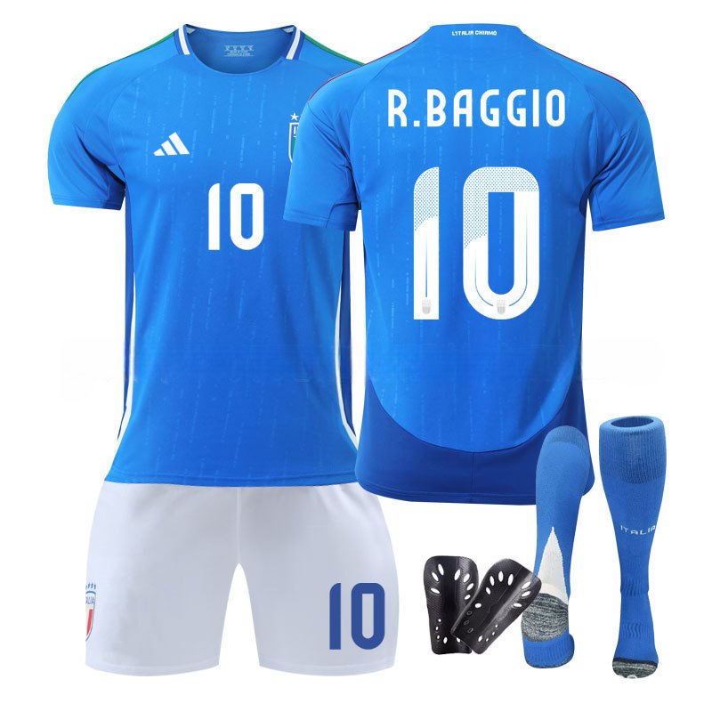 Italia EURO 2024 Hjemmedrakt Med R.Baggio 10 trykk
