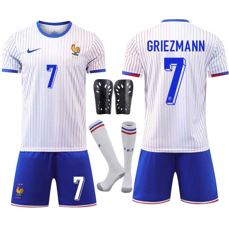 Kjøp Frankrikes Griezmann 7 Bortedrakt for EURO 2024