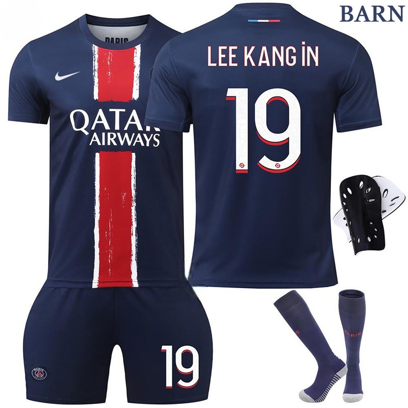 Lee Kang-in 19 PSG Hjemmedrakt 2024-2025 for Unge Fans