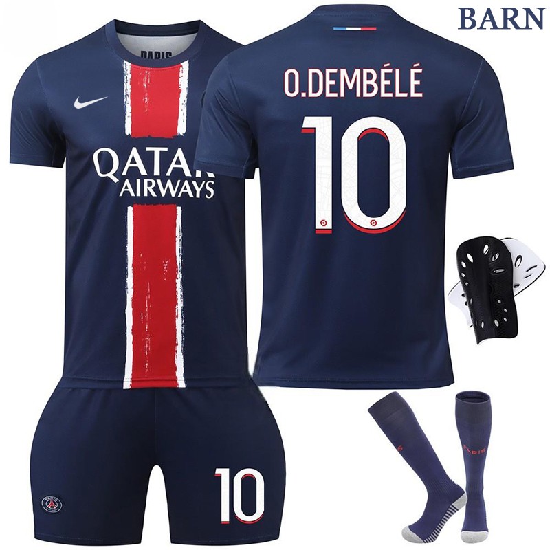 Paris Saint-Germain O.Dembélé 10 Hjemmedrakt 24/25 for Smårollinger