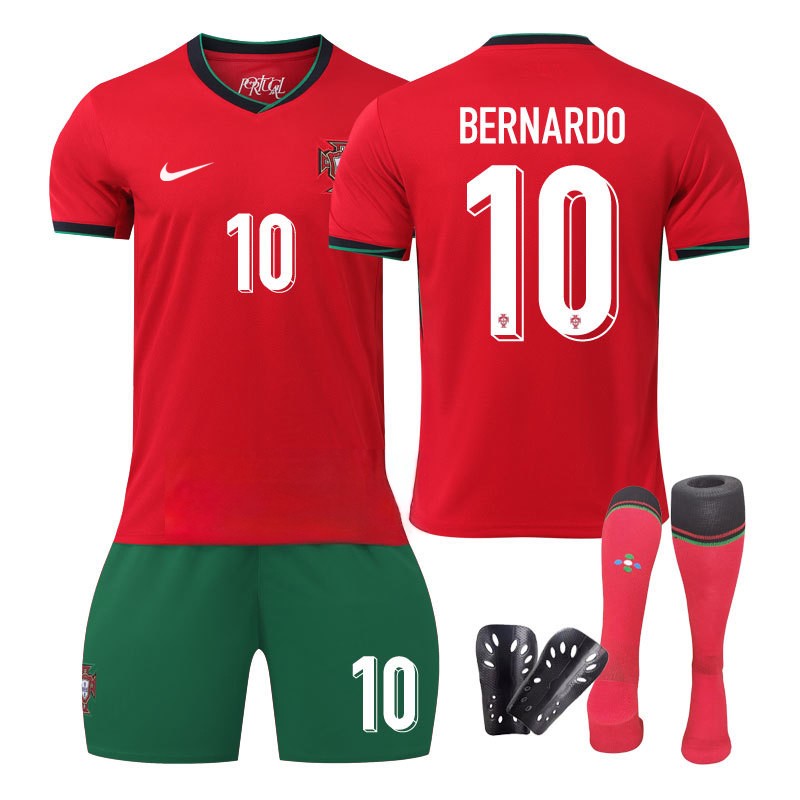 Portugal Bernardo 10 Hjemmedrakt til EURO 2024 Perfekt for Enhver Fan