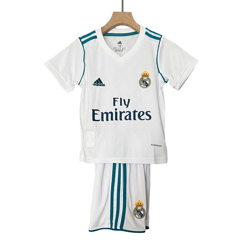 Real Madrid Hjemmedrakt 2017/18 Retro Fotballdrakter til barn