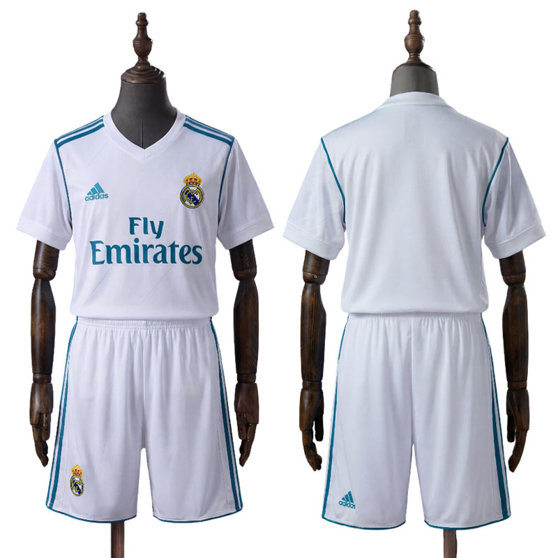 Retro Real Madrid hjemmedrakt 2017/18 barn