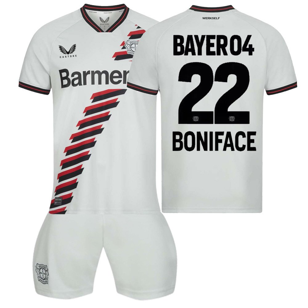 BONIFACE 22 Bayer 04 Leverkusen 2023/24 Bortedrakt til salgs