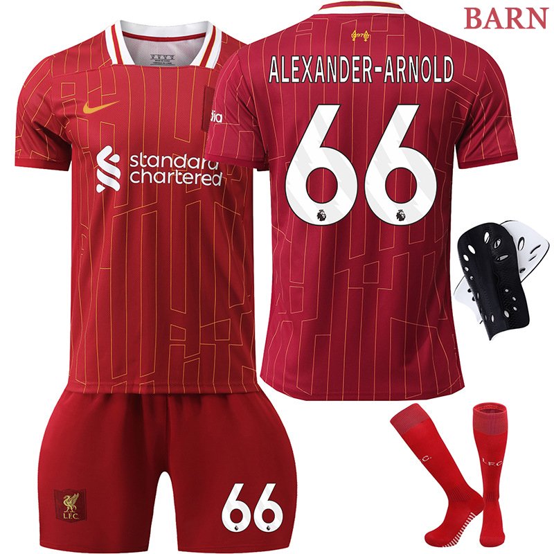 Bestill Liverpool Barn Hjemme Kit 2024/25 - ALEXANDER-ARNOLD 66 Nå