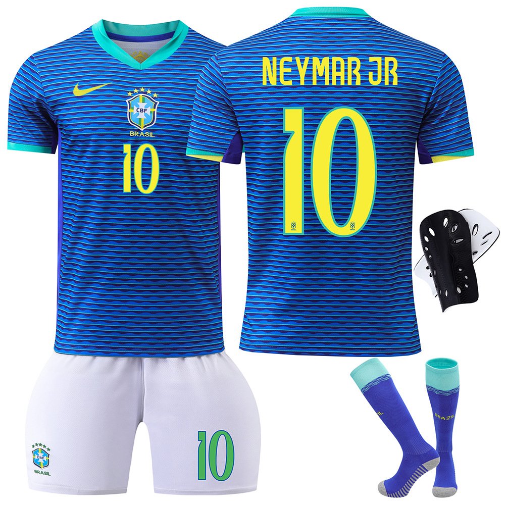 Bestill Neymar JR 10 Brasil Udebanetrøje for 2024/25 Nå