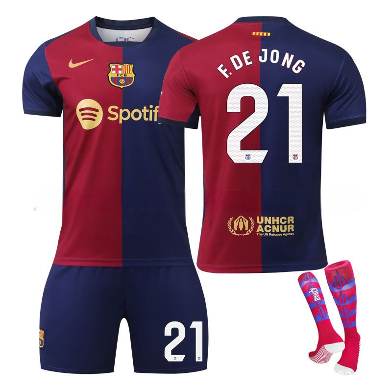 FC Barcelona F.DE JONG 21 Fotballdrakt 24/25 Hjemmedrakt