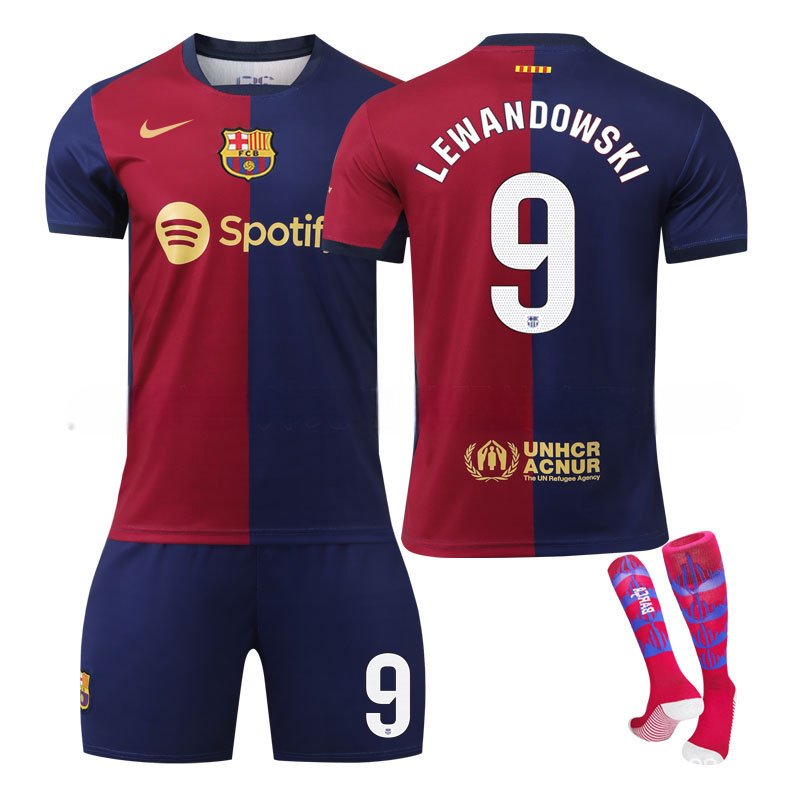 FC Barcelona Hjemmedrakt 2024/25 - Lewandowski 9 Replica Trøye