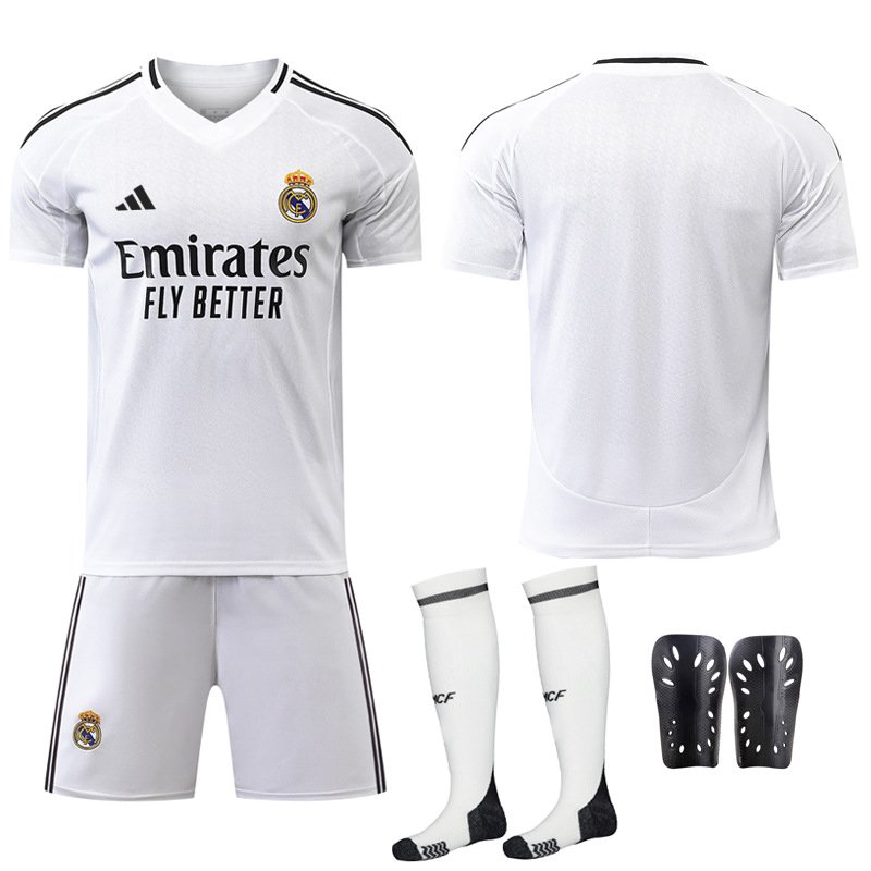 Fotballdrakt Real Madrid Hjemmedrakt Sett 2024/25
