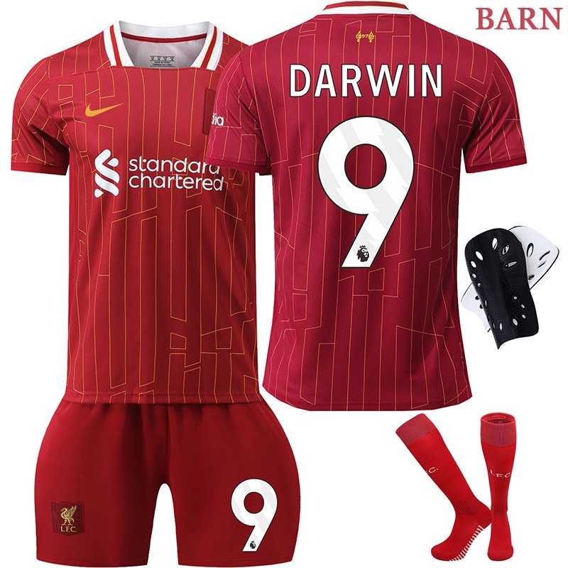 Kjøp Darwin 9 Liverpool FC 2024/25 hjemmedrakt for barn