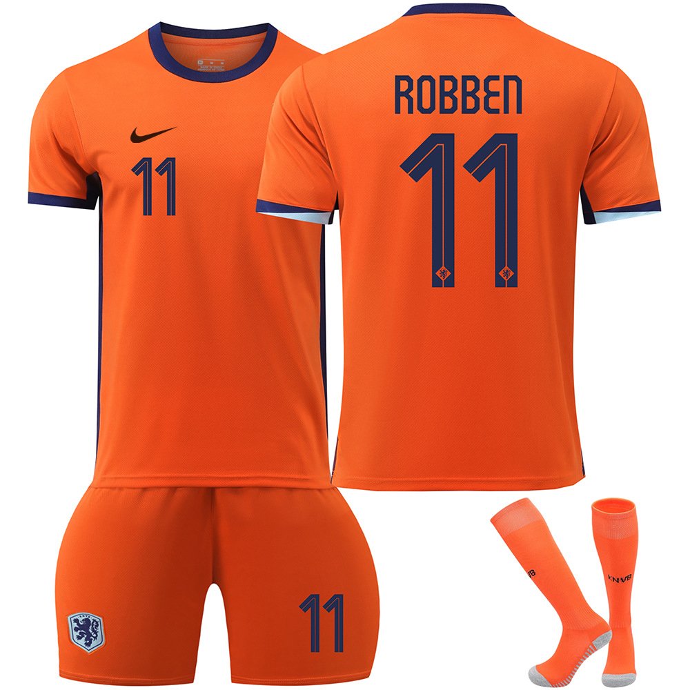 Vis din støtte til Nederlands landslag med Robben 11 Hjemmedrakt 2024/25