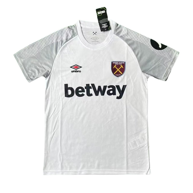 Fotballdrakter West Ham United Bortedrakt 24/25 Kortermet - Hvit