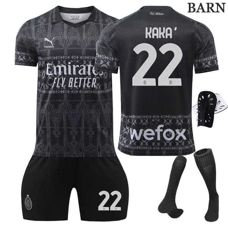 AC Milan X PLEASURES Kaká 22 Fjerdredrakt 2024 til barn