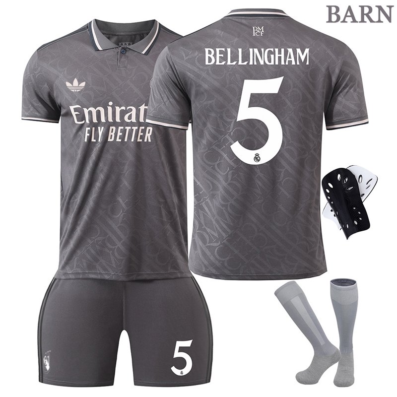 Bellingham 5 Real Madrid Tredjedrakt Barn 2024-2025