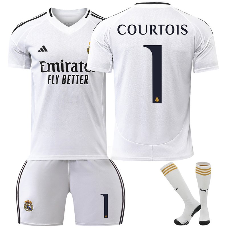 Courtois 1 Real Madrid 24/25 Hjemme drakter til herre på nett