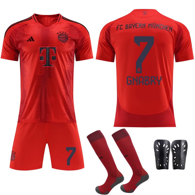 FC Bayern München Hjemmedrakt 2024/25 med Navn og Nummer - Gnabry #7
