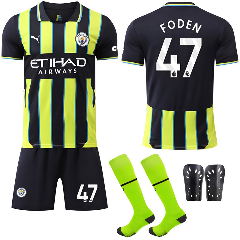 Få din Manchester City 24/25 bortedrakt Foden 47 med gratis frakt