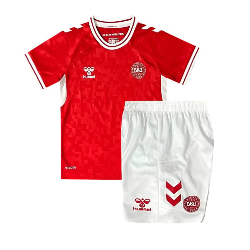 Fotballdrakter Barn Danmark Hjemmedrakt EURO 24 På Nett