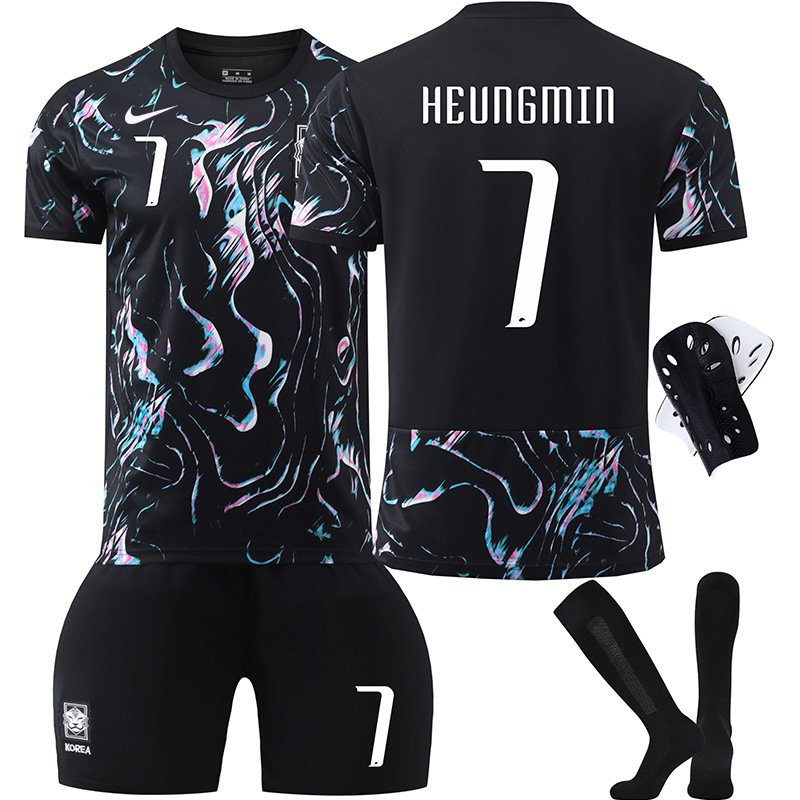 Heungmin 7 Sør-Korea Bortedrakt 2024-25 Fotballdrakt På Nett