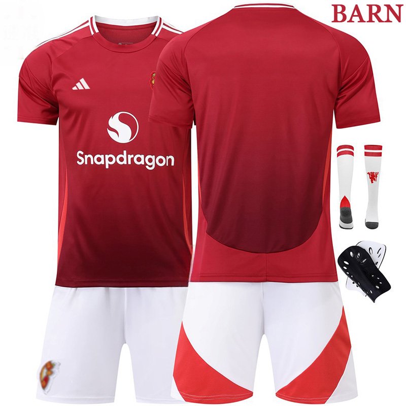 Manchester United 2024-25 Hjemmedrakt Barn