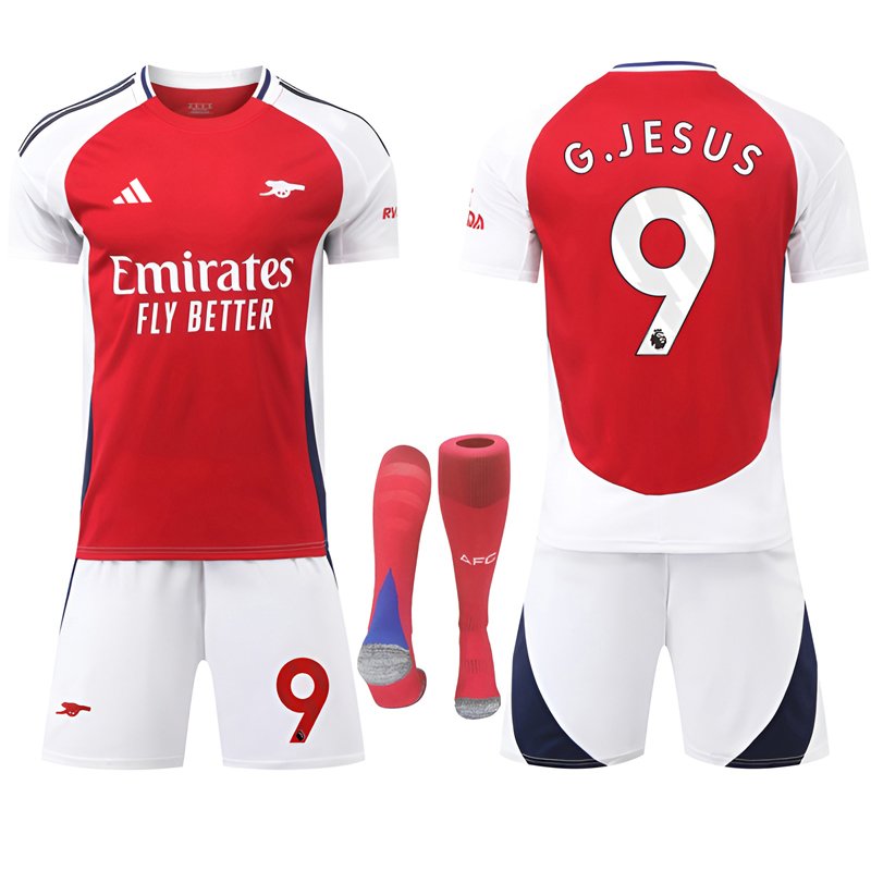 Premier League G.Jesus 9 Arsenal FC Hjemmedrakt 24/25