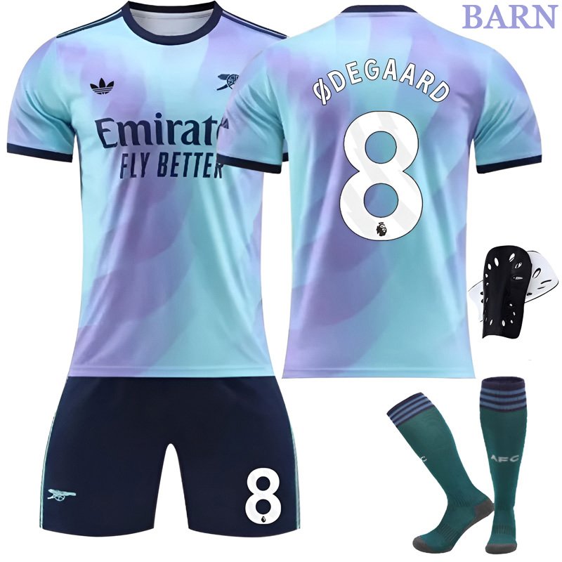 Arsenal FC Ødegaard #8 Barn Tredjedrakt 2024-25
