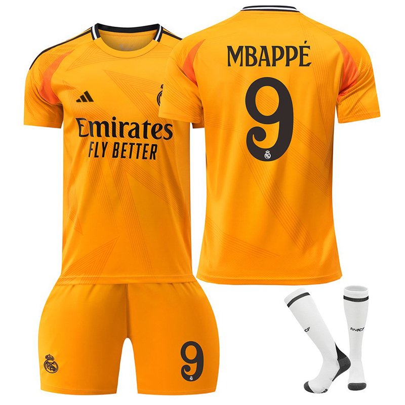 Bestill Real Madrid 2024/25 Mbappé 9 bortedrakt