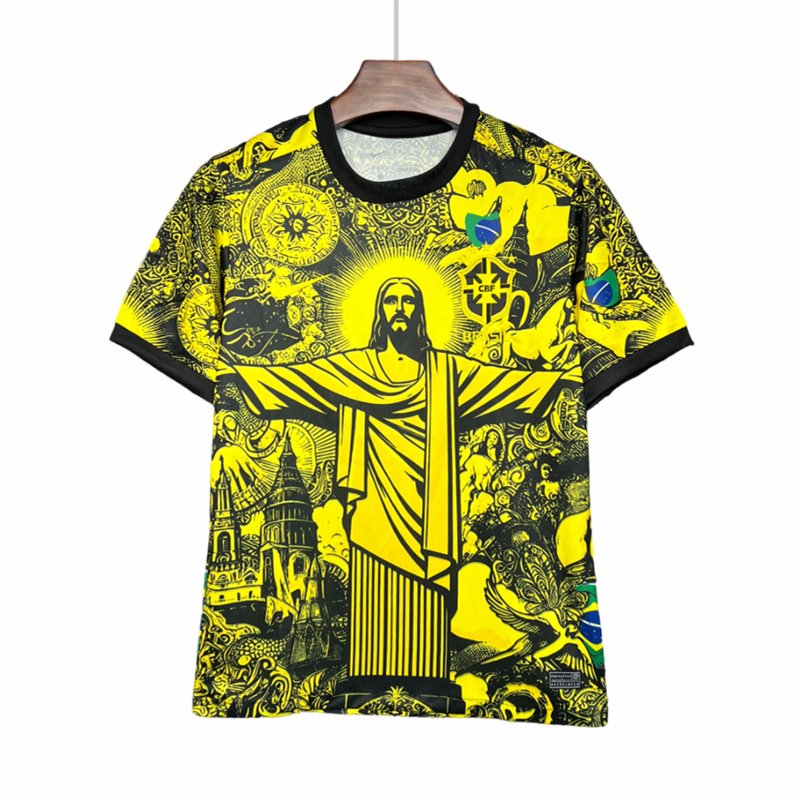 Fotballdrakter 24/25 Brasil Spesialutgave Gul Drakt