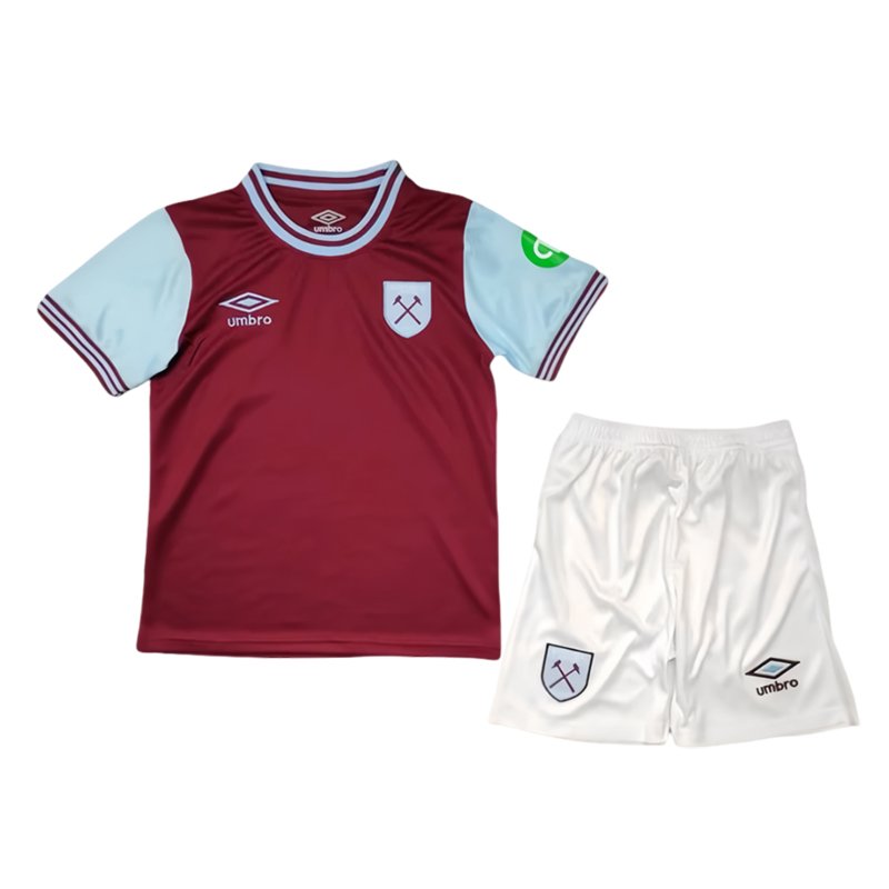 Kjøp Fotballdrakter 2024/25 West Ham United Barn Hjemmedrakt til god pris