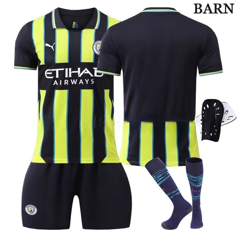 Manchester City Bortedrakt 2024/25 barn drakter på nett