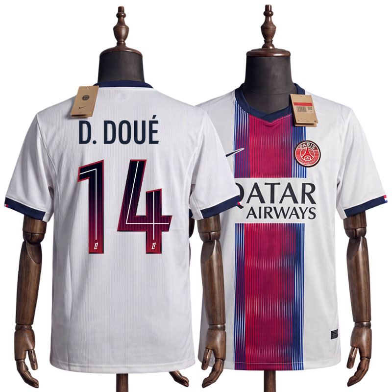 PSG D. Doué 14 Fotballdrakt 2026/27 – Paris SG Bortedrakt for Herre