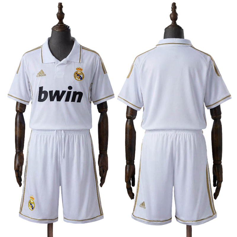 Real Madrid barn fotballdrakt 2011-12 retro hjemmedrakt